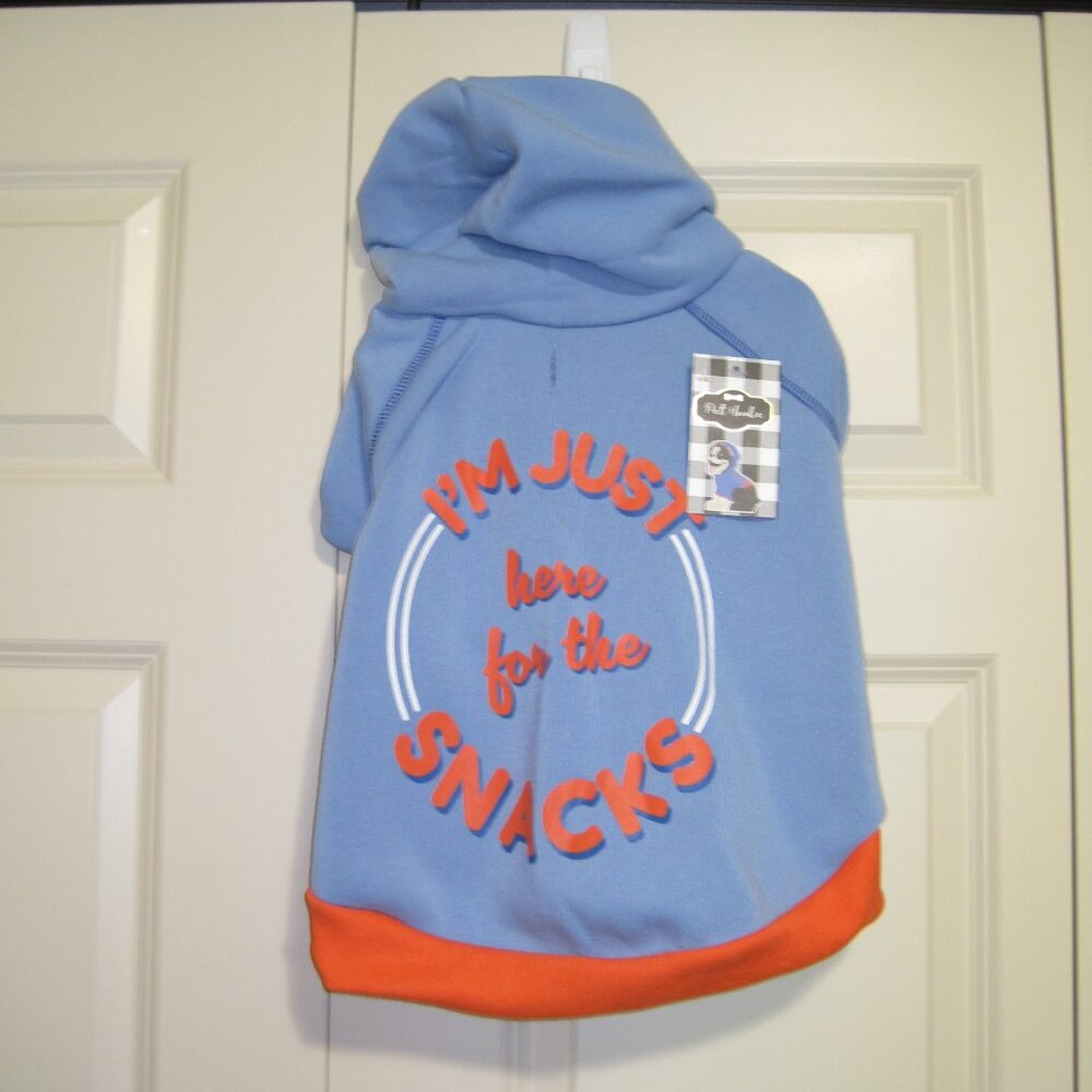 NWT Woof pet hoodie size Large
